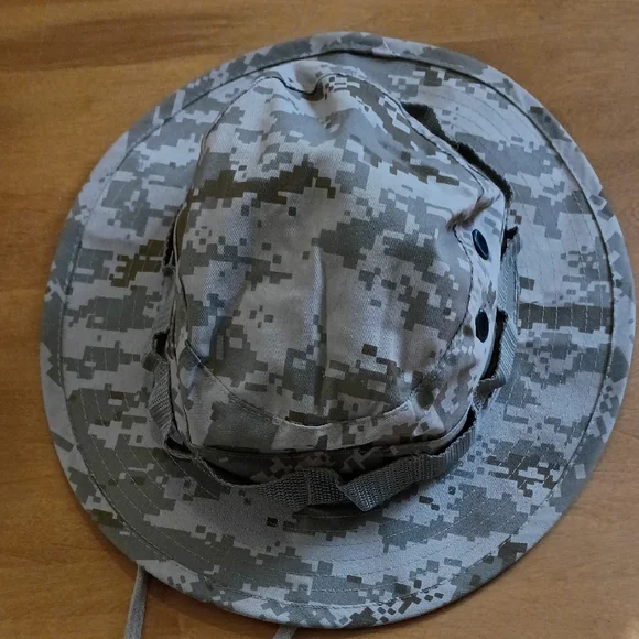 Digital Camo Military Sun Hat - Picture 2 of 8